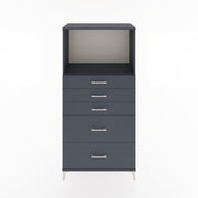 Woodntry Modular Cabinet Anthracite 88x44x170 cm with Drawers and Shelves CR46-2