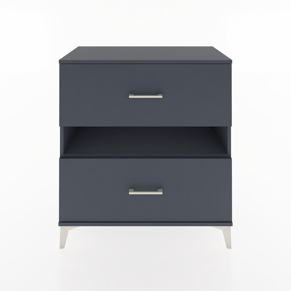 Woodntry Modular Dresser Anthracite 88x44x84 cm with Drawers and Shelves CR2-2