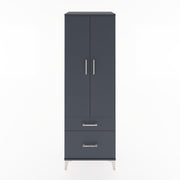 Woodntry Modular Cabinet Anthracite 60x44x170 cm with Doors and Drawers KC15-2