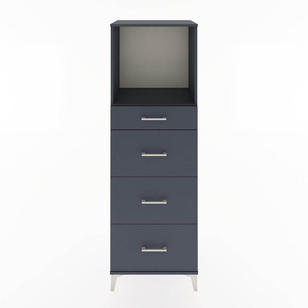 Woodntry Modular Cabinet Anthracite 60x44x170 cm with Drawers and Shelves CR50-2