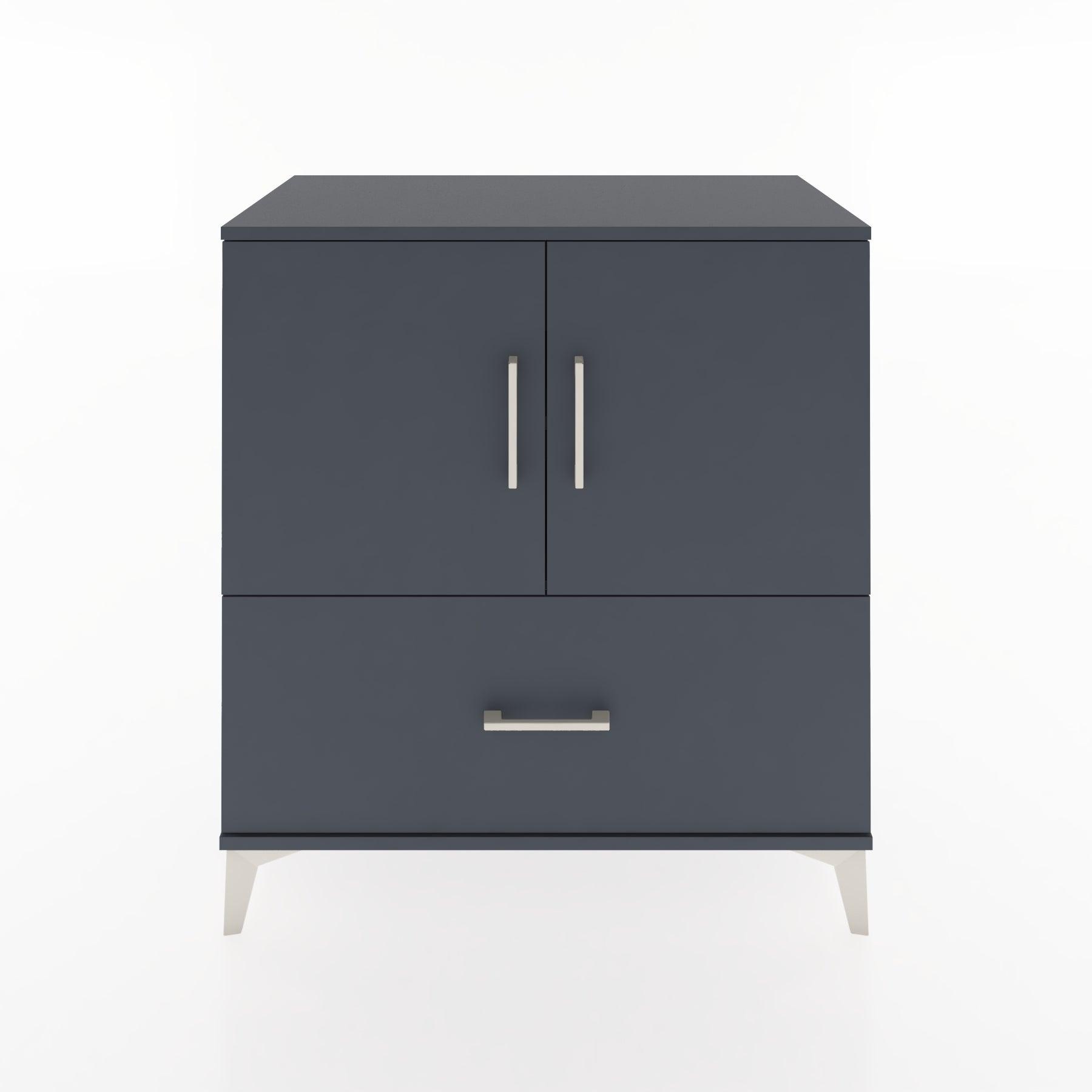 Woodntry Modular Dresser Anthracite 88x44x84 cm with Cover and Drawer KC47-2