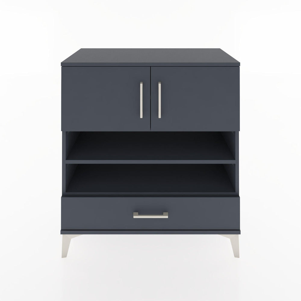 Woodntry Modüler Şifonyer Antrasit 88x44x84 cm Fonksiyonel F93-2