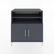 Woodntry Modular Dresser Anthracite 88x44x84 cm with Cover and Shelf KR39-2