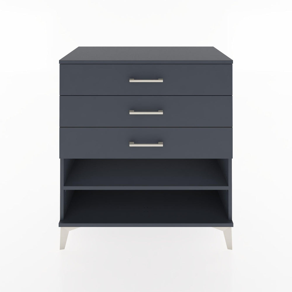 Woodntry Modular Dresser Anthracite 88x44x84 cm with Drawers and Shelves CR12-2