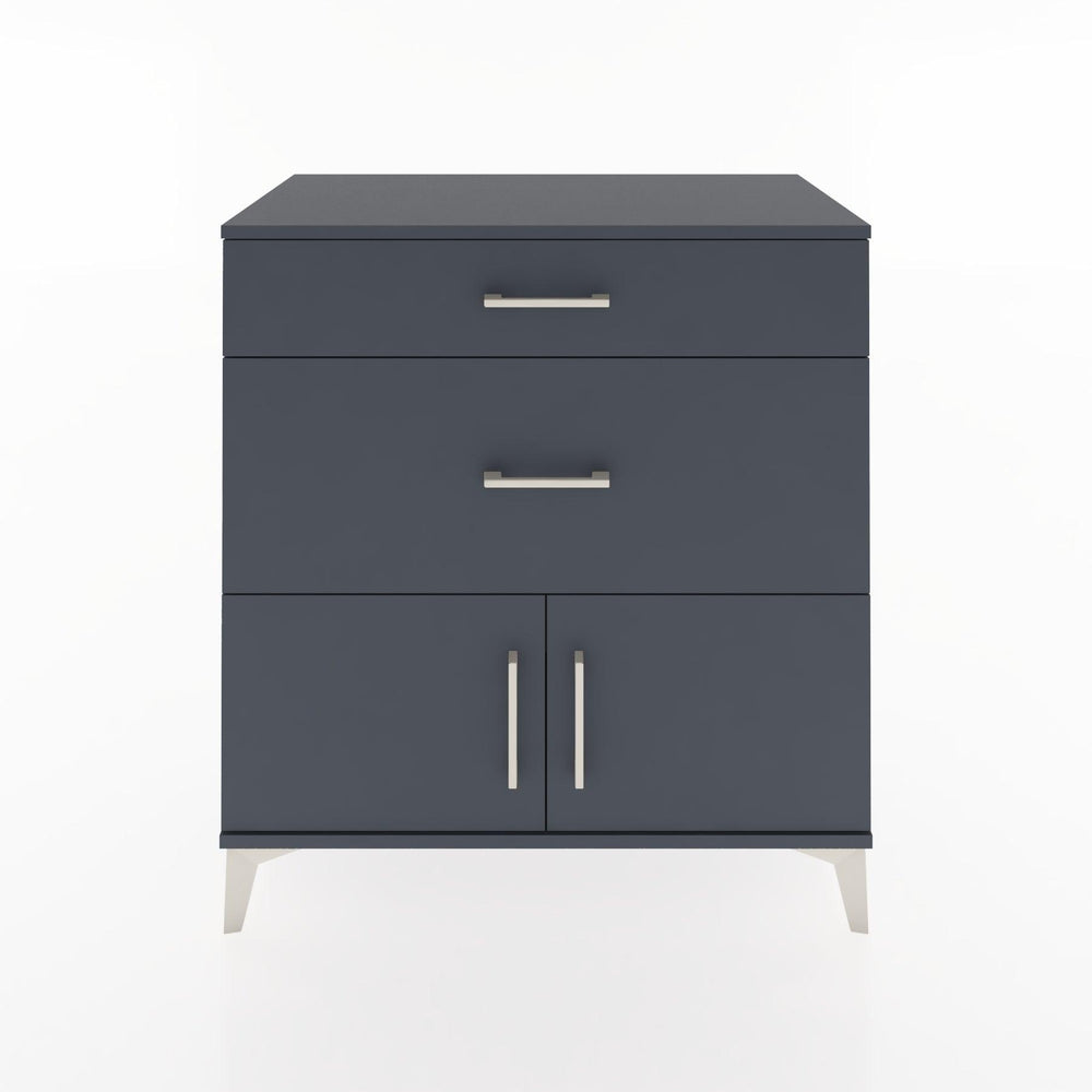 Woodntry Modular Dresser Anthracite 88x44x84 cm with Cover and Drawer KC116-2