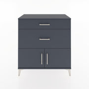 Woodntry Modular Dresser Anthracite 88x44x84 cm with Cover and Drawer KC116-2