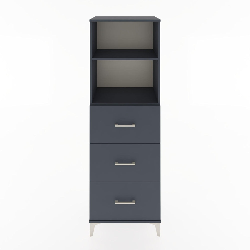 Woodntry Modular Cabinet Anthracite 60x44x170 cm with Drawers and Shelves CR51-2