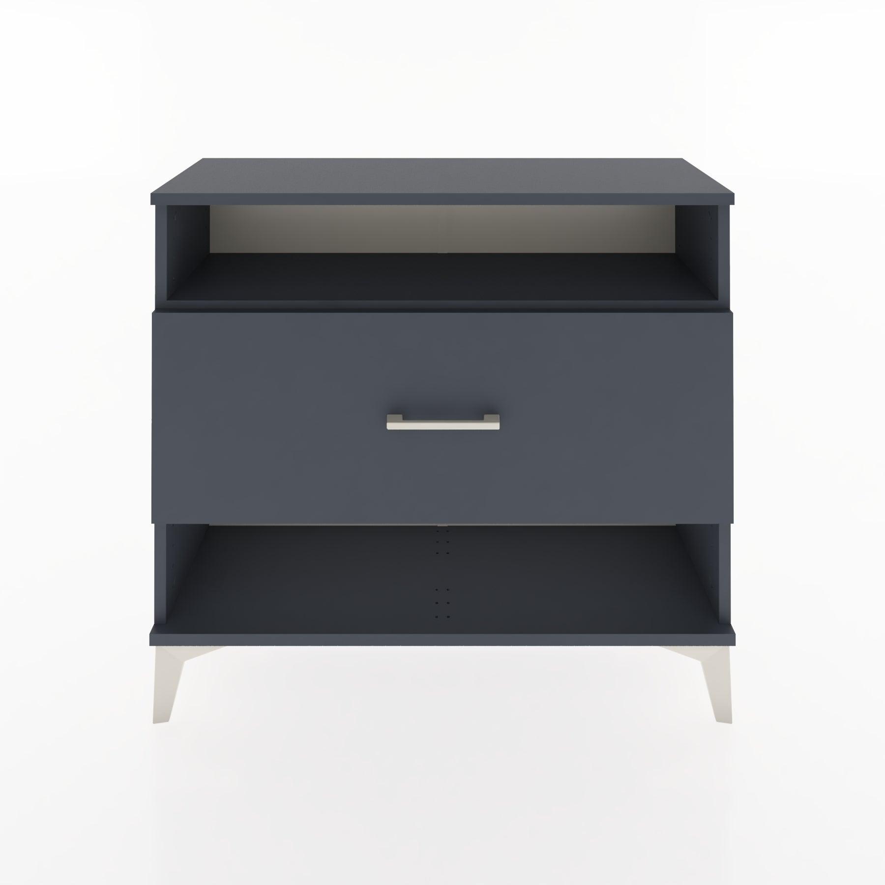 Woodntry Modüler Şifonyer Raf ve Çekmece V2 88x30x68 cm Antrasit - Woodntry