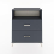Woodntry Modular Dresser Anthracite 88x30x94 cm with Drawers and Shelves CR16-2