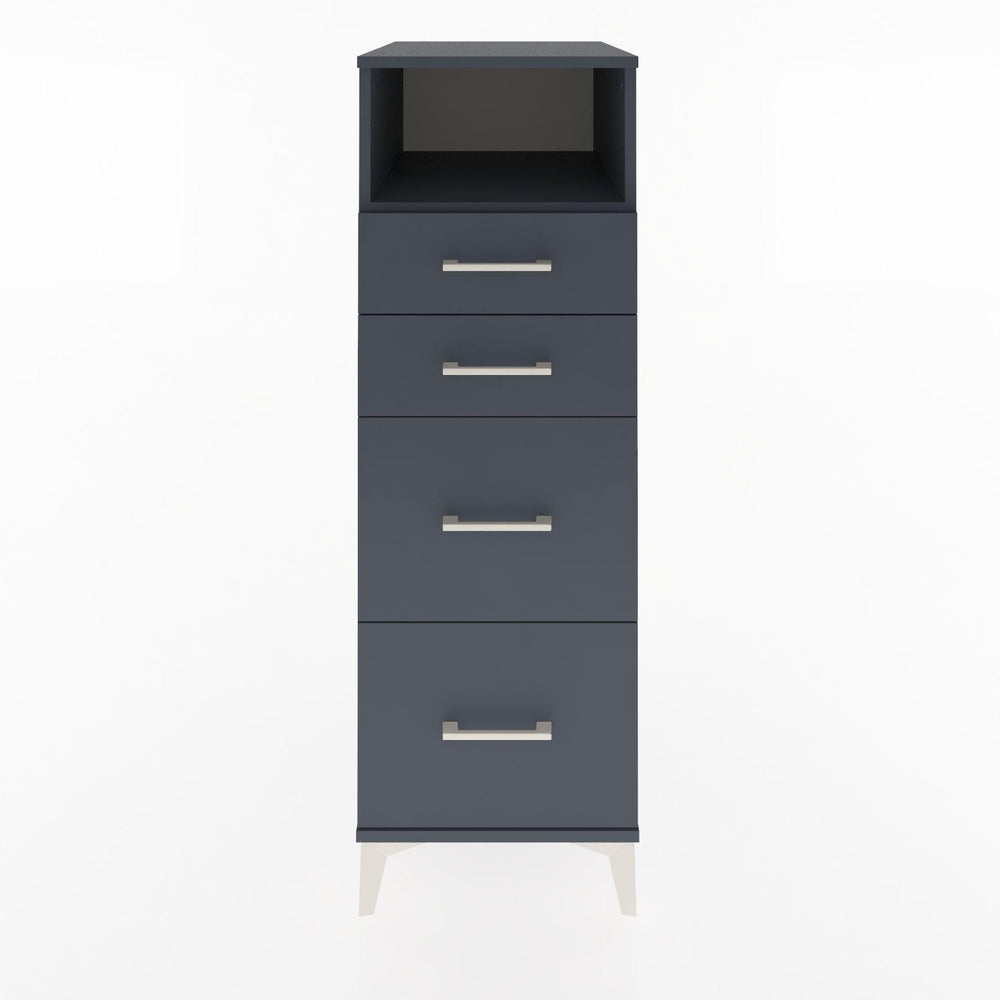 Woodntry Modular Cabinet Anthracite 44x30x122 cm with Drawers and Shelves CR101-2