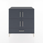 Woodntry Modular Dresser Anthracite 88x44x84 cm with Cover and Drawer KC92-2