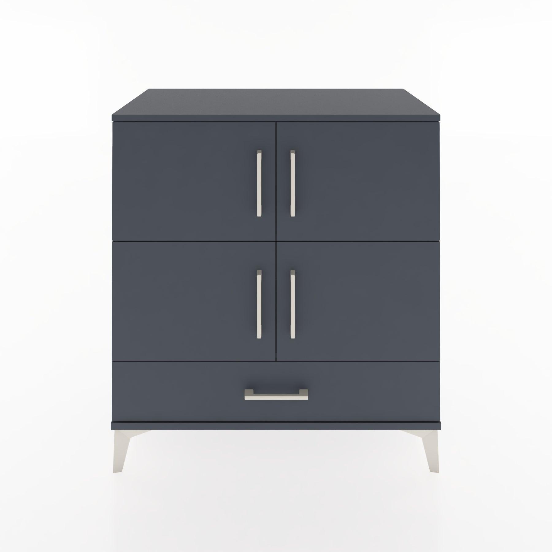 Woodntry Modular Dresser Anthracite 88x44x84 cm with Cover and Drawer KC92-2