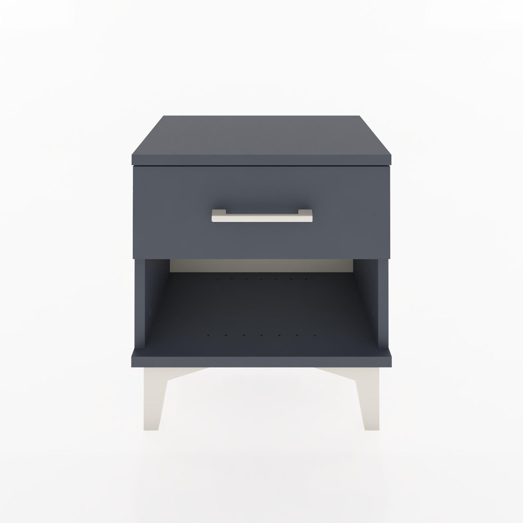 Woodntry Modüler Komodin Çekmece ve Raf 44x30x36 cm Antrasit - Woodntry
