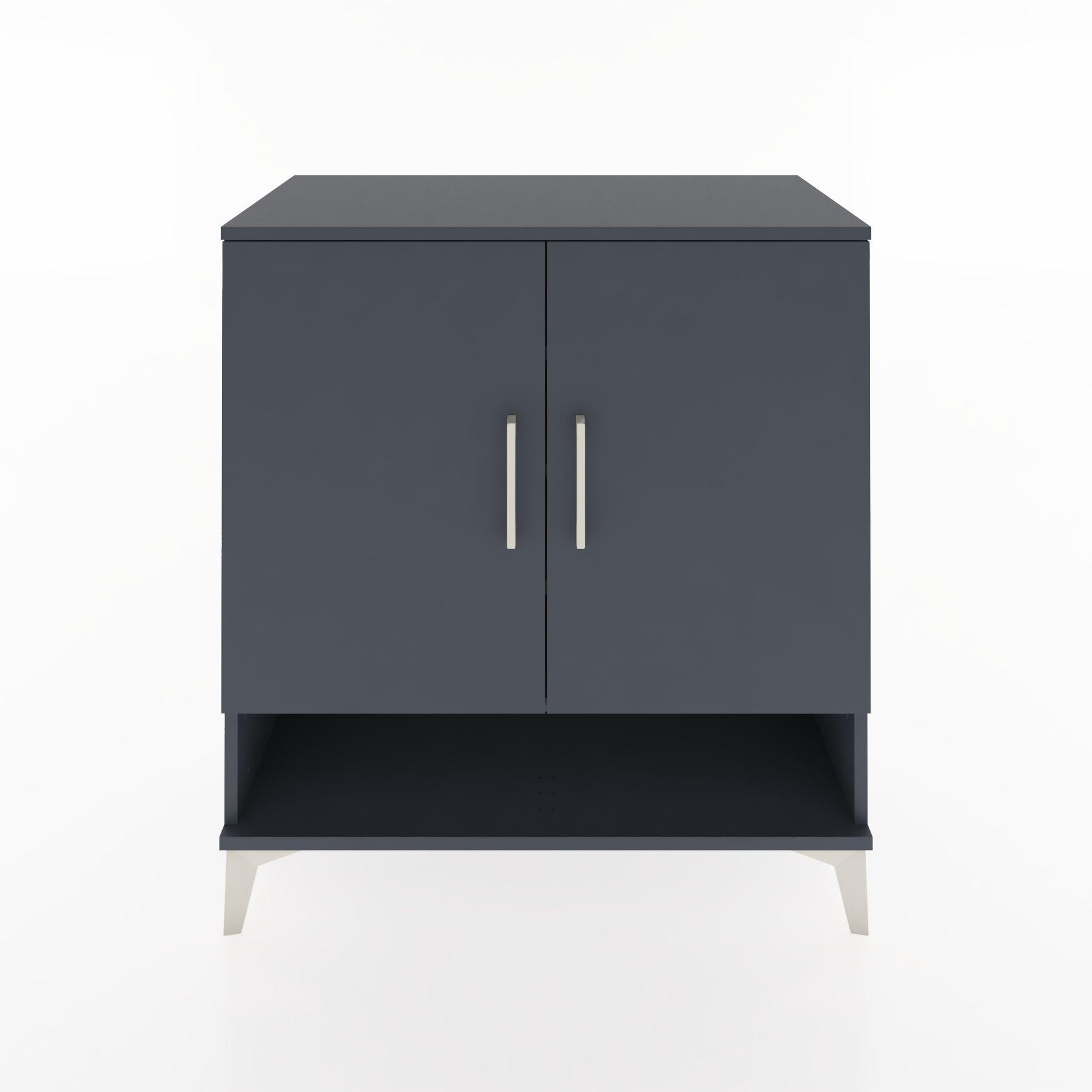 Woodntry Modular Dresser Anthracite 88x44x84 cm with Cover and Shelf KR74-2