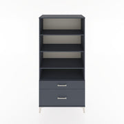 Woodntry Modular Cabinet Anthracite 88x44x170 cm with Drawers and Shelves CR43-2
