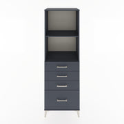 Woodntry Modular Cabinet Anthracite 60x44x170 cm with Drawers and Shelves CR41-2