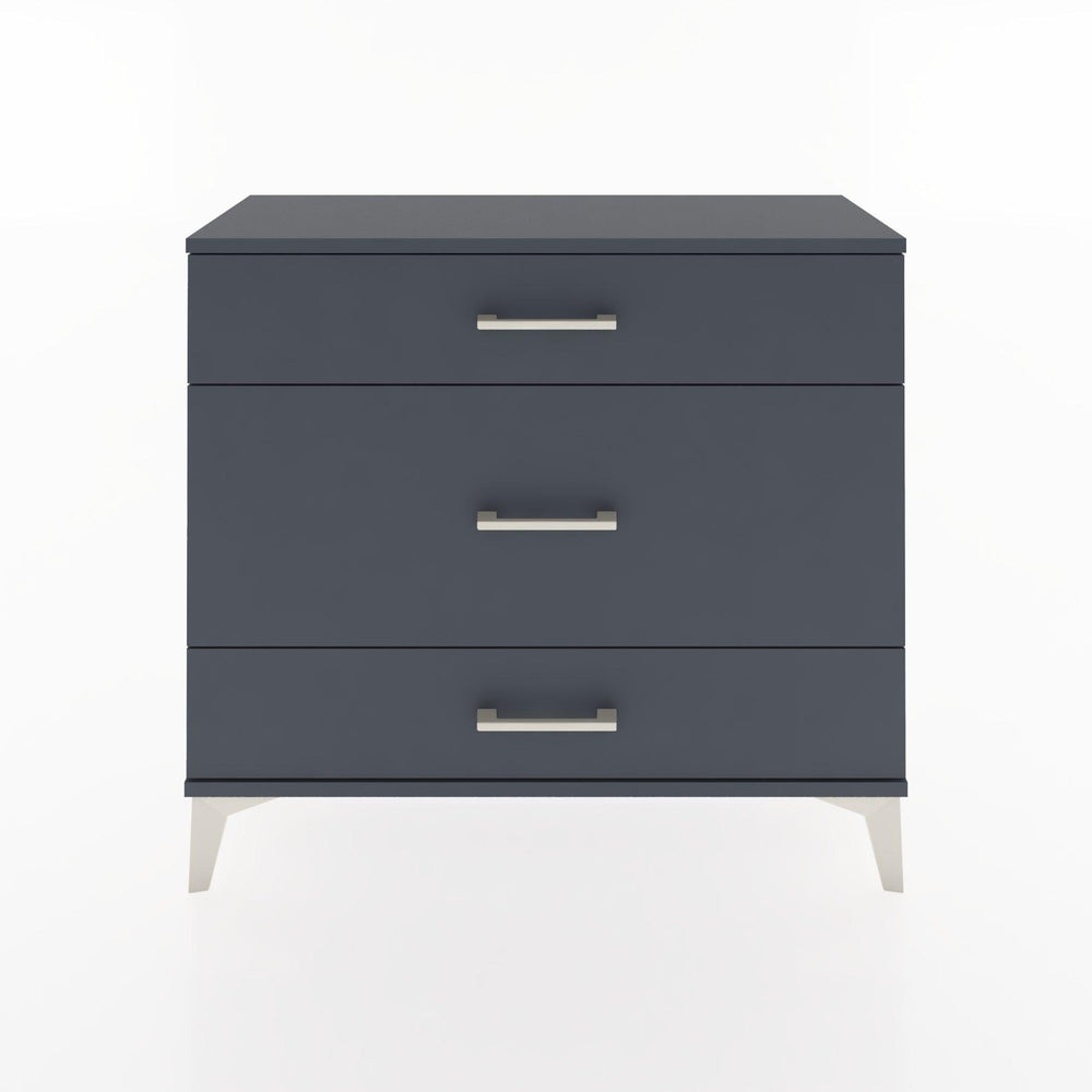 Woodntry Modüler Şifonyer Üç Çekmeceli V5 88x30x68 cm Antrasit - Woodntry