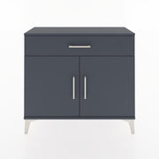 Woodntry Modüler Şifonyer Çekmece ve Kapaklı V1 88x30x68 cm Antrasit - Woodntry