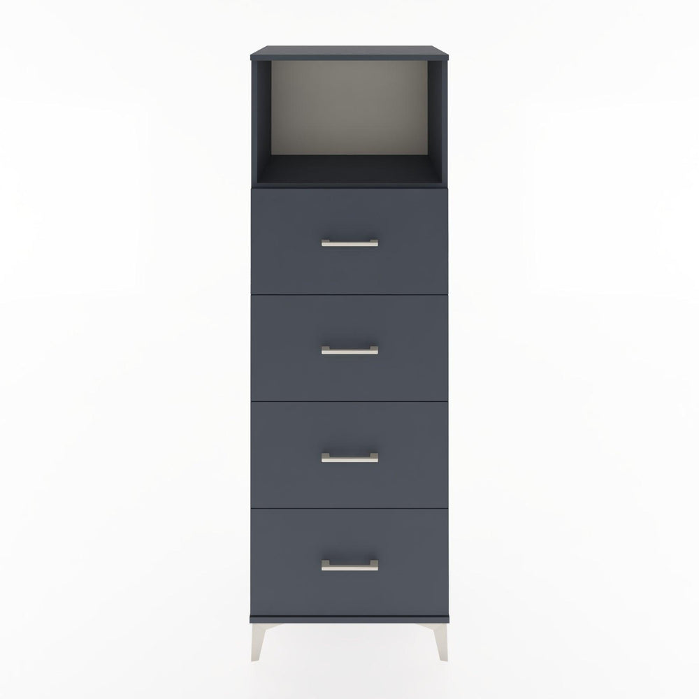 Woodntry Modular Cabinet Anthracite 60x44x170 cm with Drawers and Shelves CR52-2