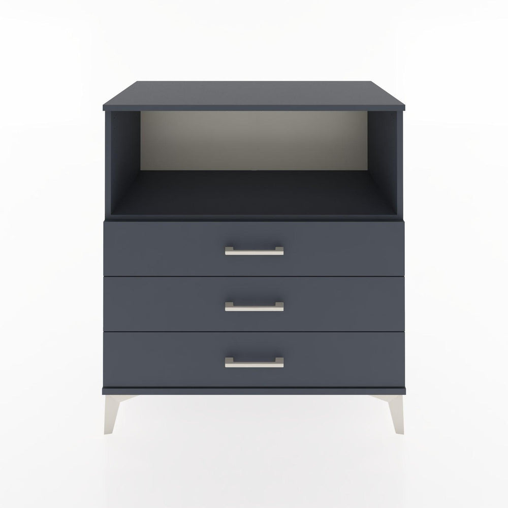 Woodntry Modular Dresser Anthracite 88x44x84 cm with Drawers and Shelves CR18-2