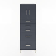 Woodntry Modular Cabinet Anthracite 60x44x170 cm with Doors and Drawers KC18-2