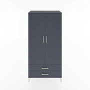 Woodntry Modular Cabinet Anthracite 88x44x170 cm with Doors and Drawers KC7-2