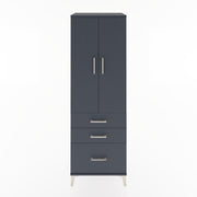 Woodntry Modular Cabinet Anthracite 60x44x170 cm with Doors and Drawers KC14-2
