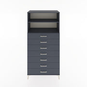 Woodntry Modular Cabinet Anthracite 88x44x170 cm with Drawers and Shelves CR33-2