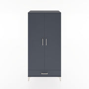 Woodntry Modüler Dolap Antrasit 88x44x170 cm Kapaklı ve Çekmeceli KC30-2
