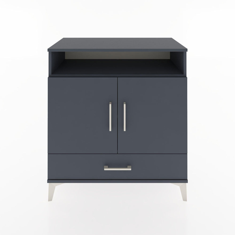 Woodntry Modüler Şifonyer Antrasit 88x44x84 cm Fonksiyonel F62-2