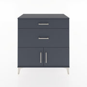Woodntry Modular Dresser Anthracite 88x44x84 cm with Cover and Drawer KC115-2