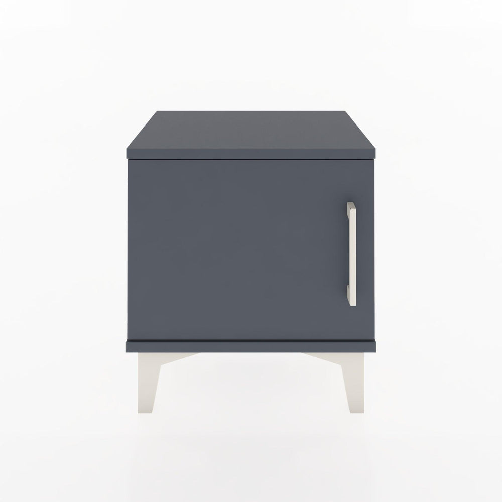 Woodntry Modüler Komodin Tek Kapaklı 44x30x36 cm Antrasit - Woodntry