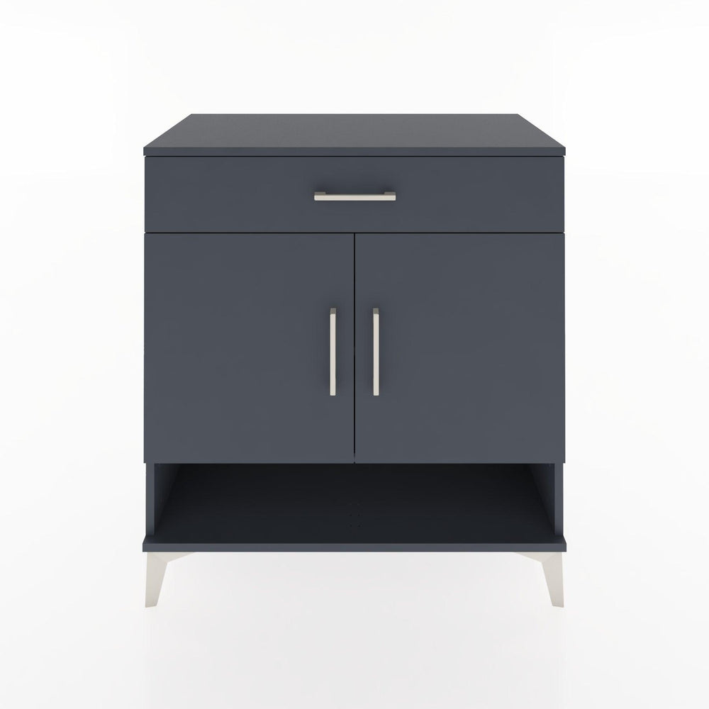 Woodntry Modüler Şifonyer Antrasit 88x44x84 cm Fonksiyonel F65-2