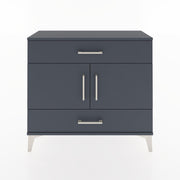 Woodntry Modüler Şifonyer Çekmece ve Kapaklı T2 88x30x94 cm Antrasit - Woodntry