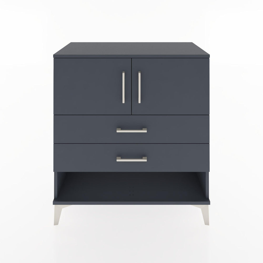 Woodntry Modüler Şifonyer Antrasit 88x44x84 cm Fonksiyonel F100-2