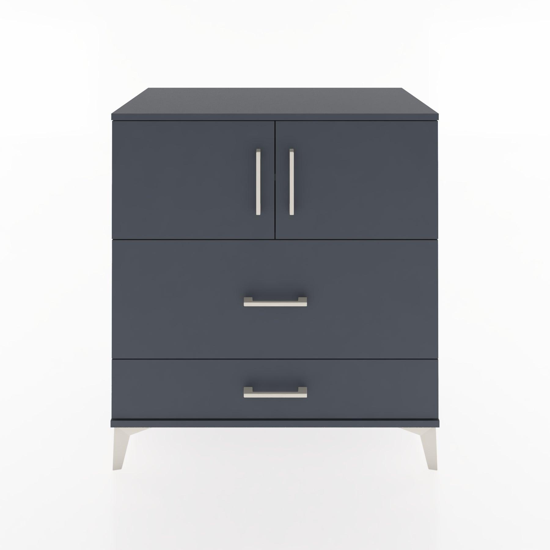 Woodntry Modular Dresser Anthracite 88x44x84 cm with Cover and Drawer KC113-2
