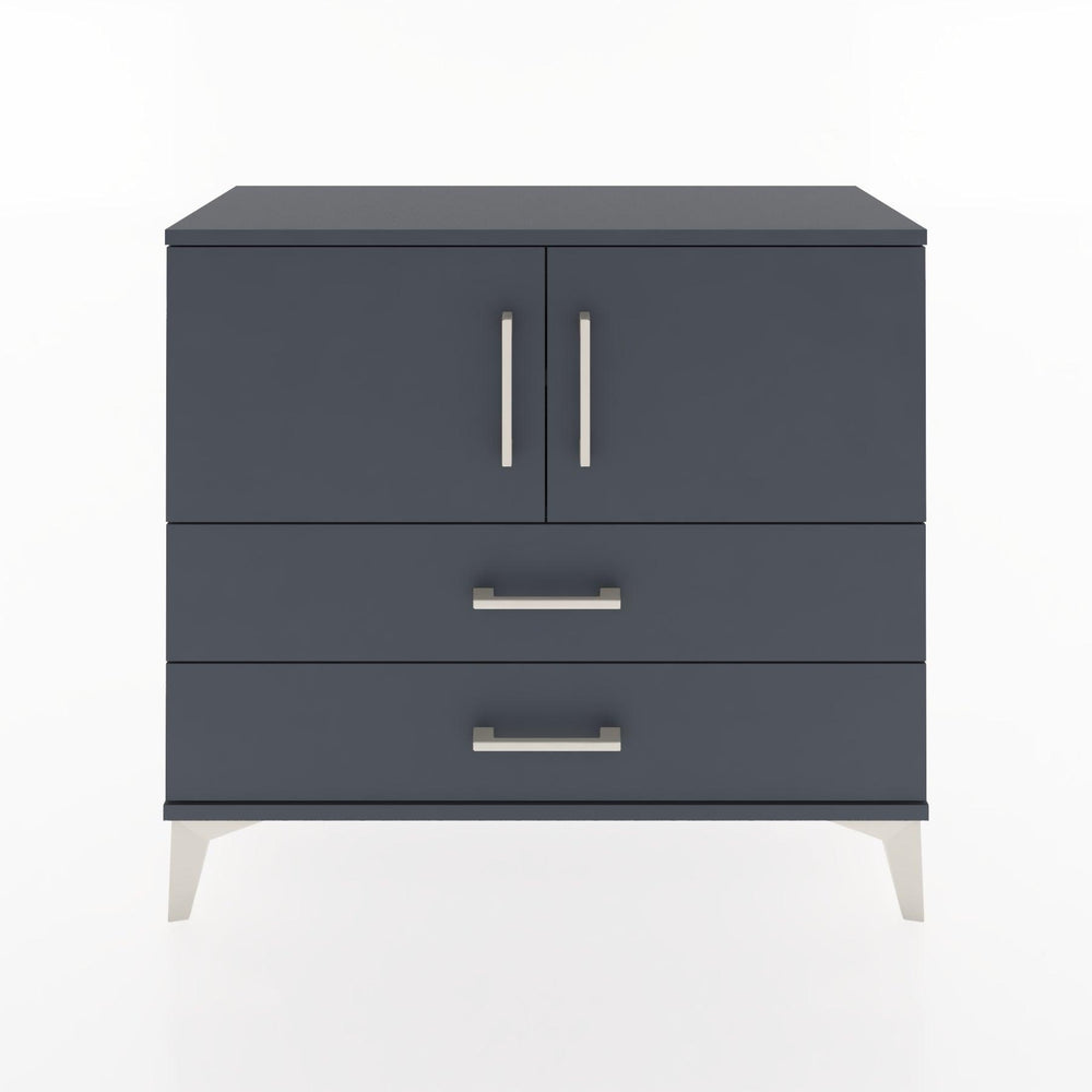 Woodntry Modüler Şifonyer Kapak ve Çekmeceli T1 88x30x94 cm Antrasit - Woodntry