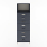 Woodntry Modular Cabinet Anthracite 60x44x170 cm with Drawers and Shelves CR32-2