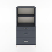 Woodntry Modular Cabinet Anthracite 88x44x170 cm with Drawers and Shelves CR48-2