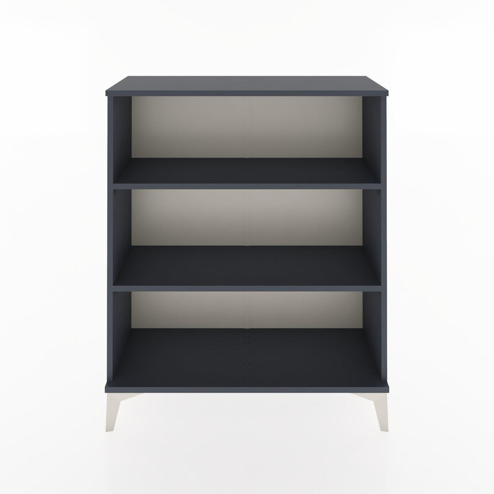 Woodntry Modüler Şifonyer Antrasit 88x30x94 cm Raflı R20-2