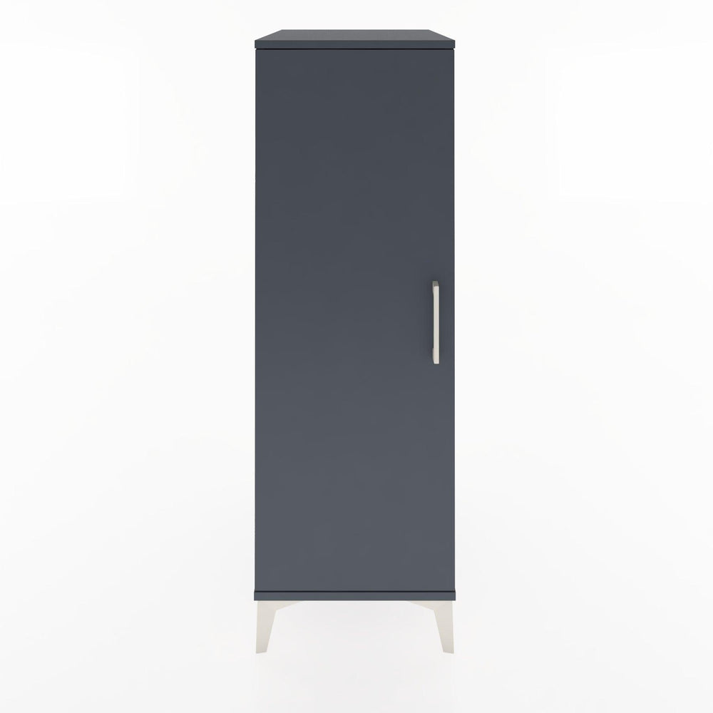 Woodntry Modüler Dolap Antrasit 44x30x122 cm Kapaklı K1-2