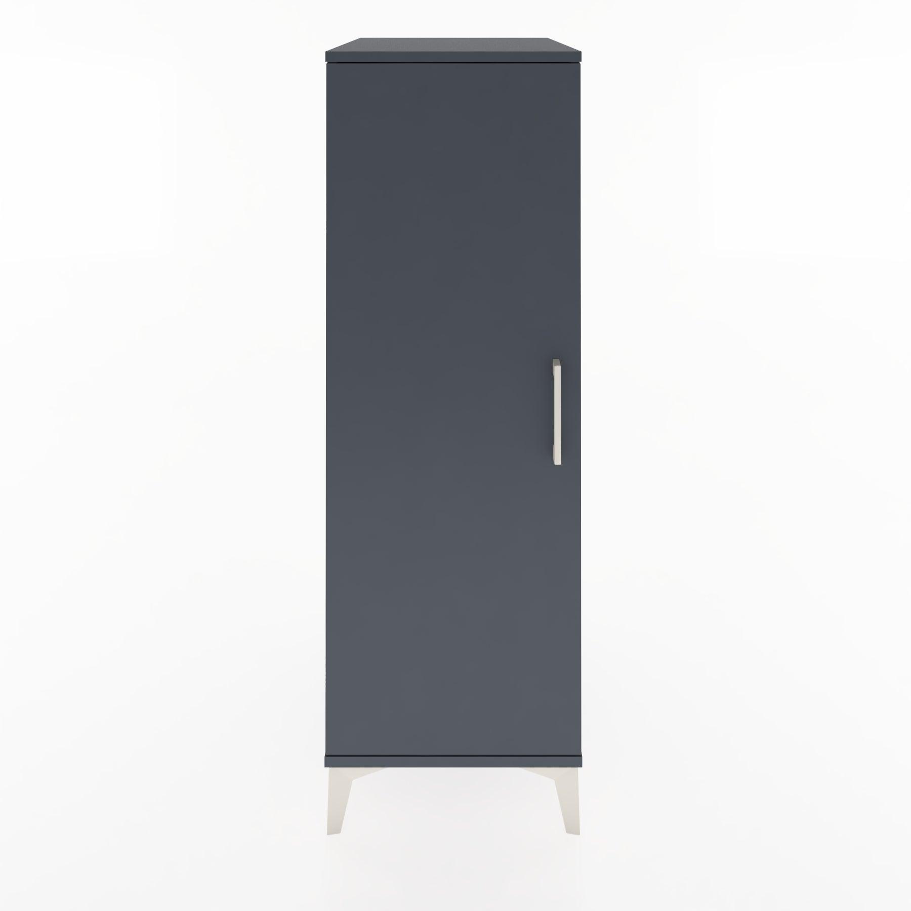 Woodntry Modular Cabinet Anthracite 44x30x122 cm with Door K1-2