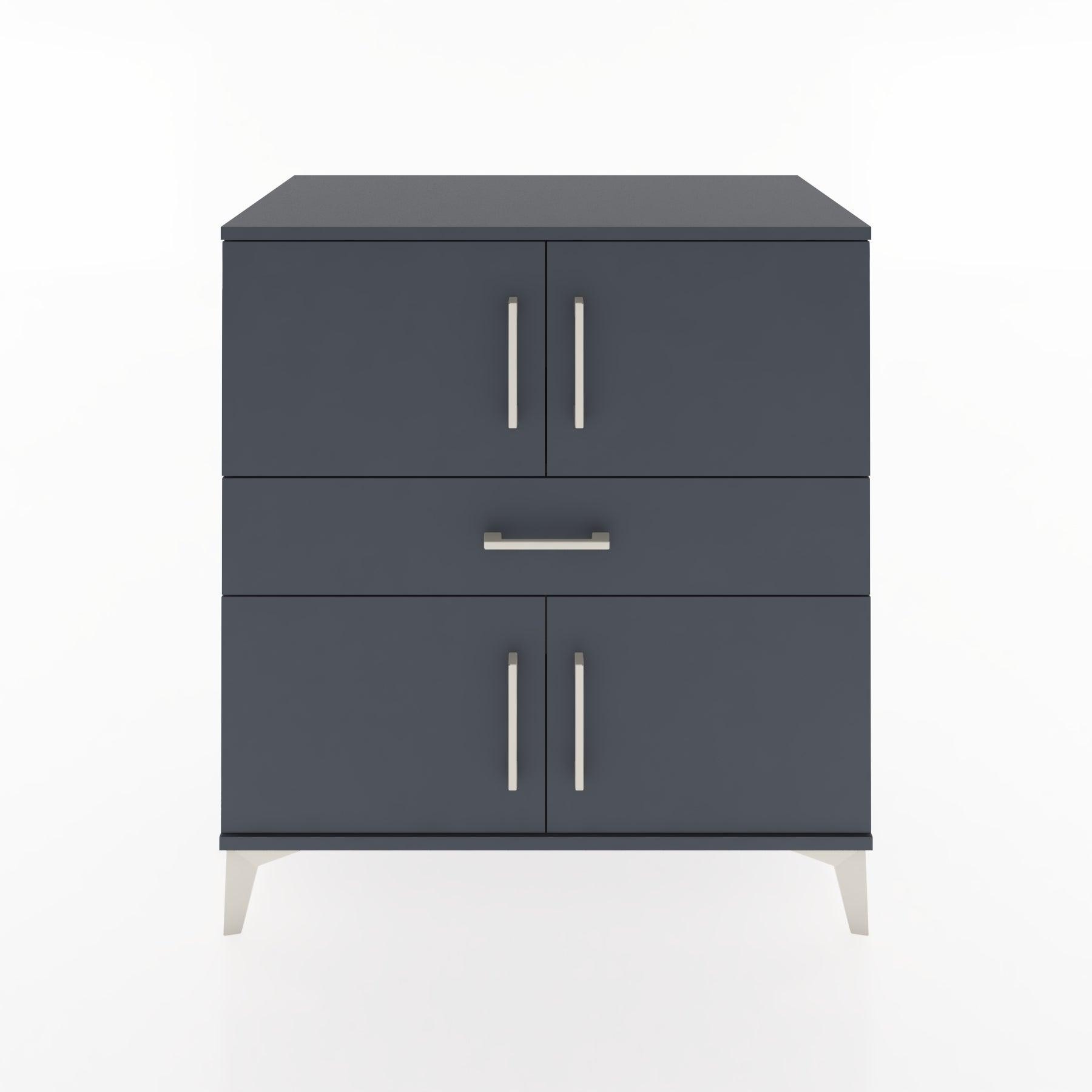 Woodntry Modular Dresser Anthracite 88x44x84 cm with Cover and Drawer KC101-2