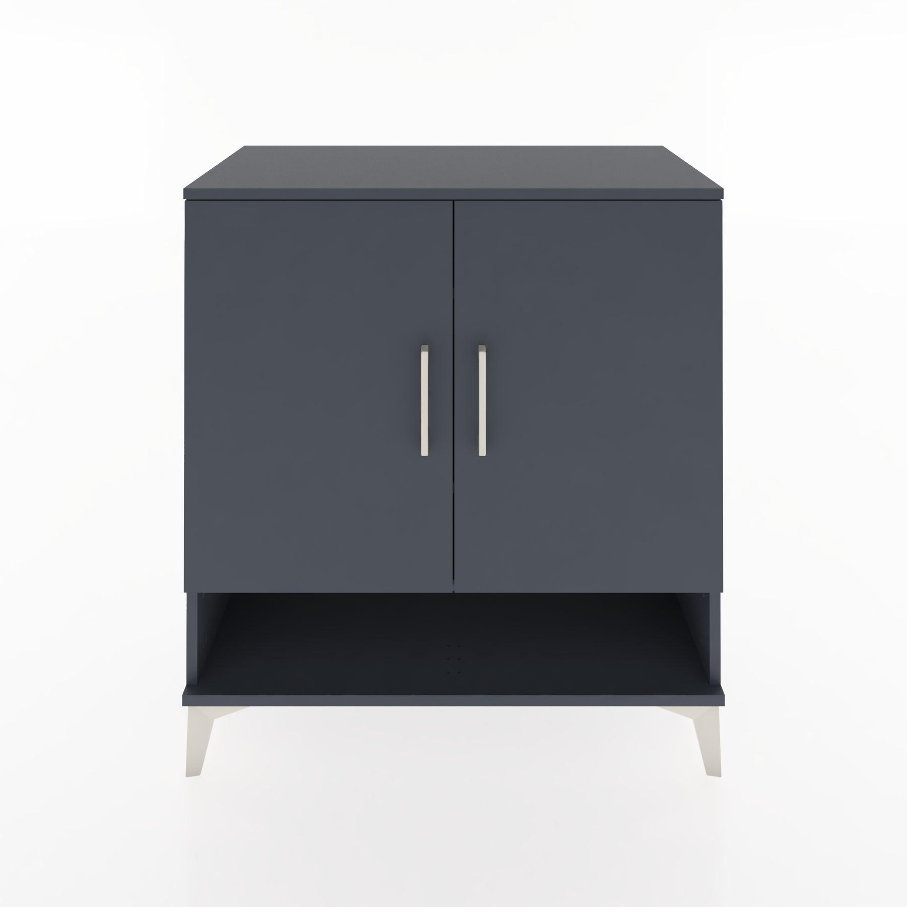 Woodntry Modular Dresser Anthracite 88x44x84 cm with Cover and Shelf KR75-2