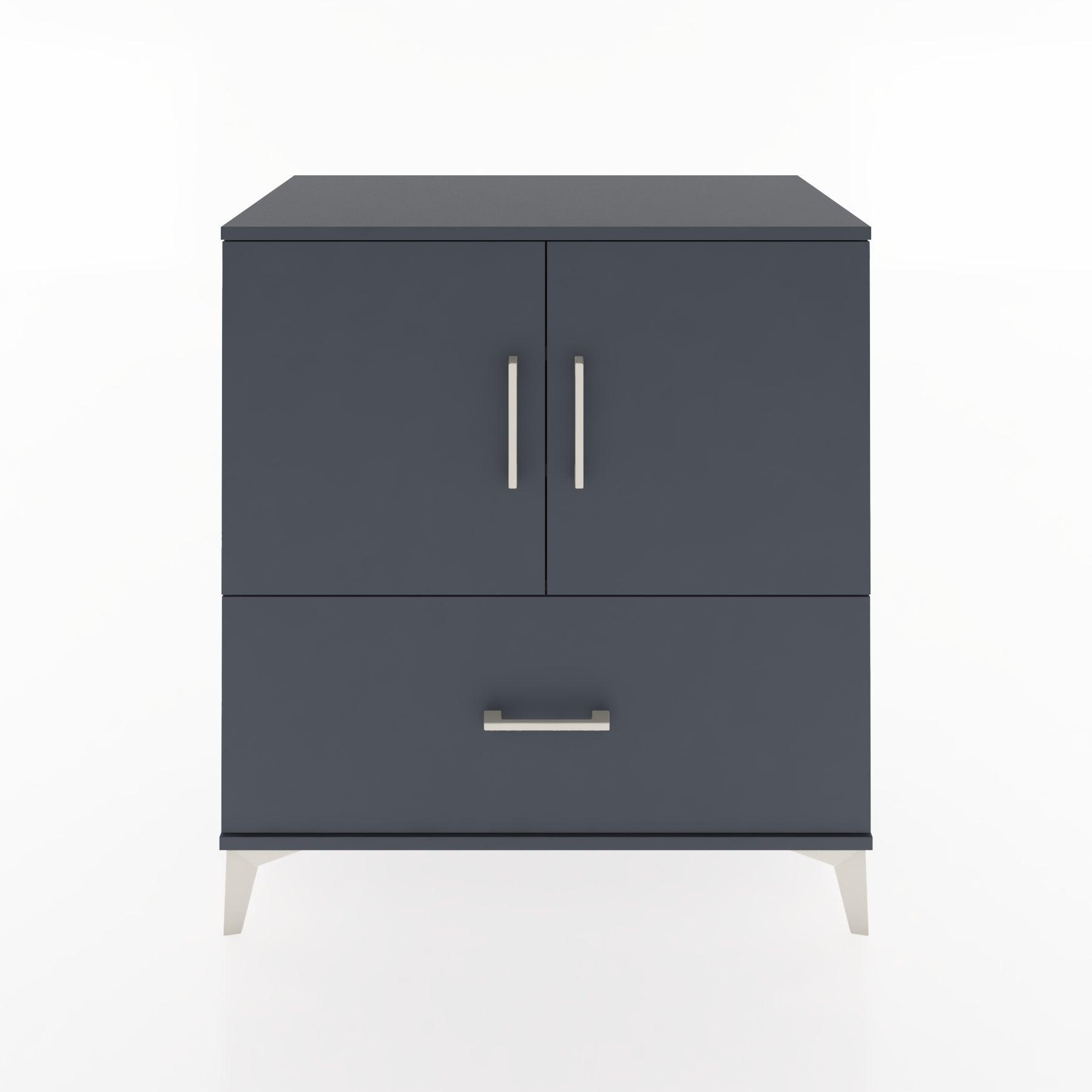 Woodntry Modular Dresser Anthracite 88x44x84 cm with Cover and Drawer KC46-2