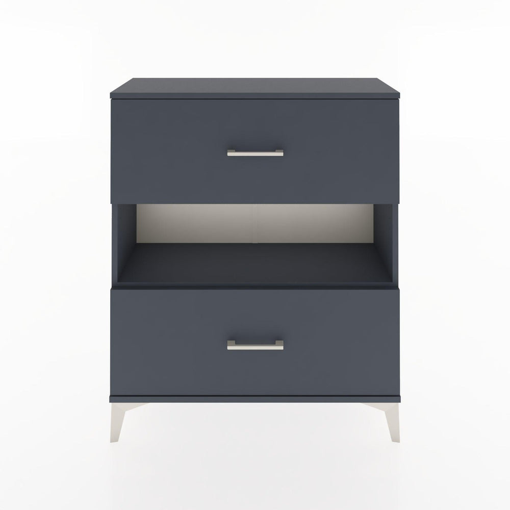 Woodntry Modular Dresser Anthracite 88x30x94 cm with Drawers and Shelves CR17-2