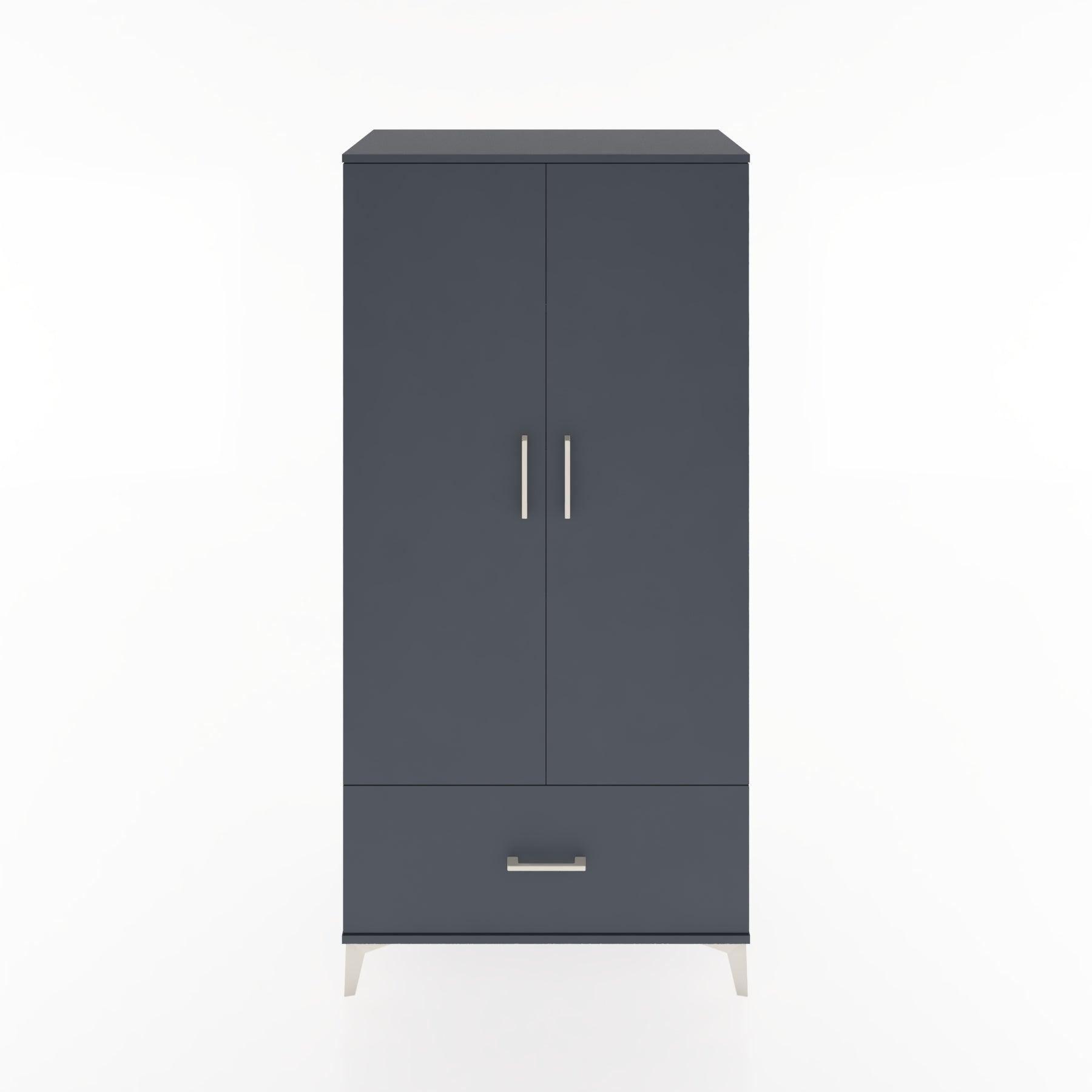 Woodntry Modular Cabinet Anthracite 88x44x170 cm with Doors and Drawers KC16-2