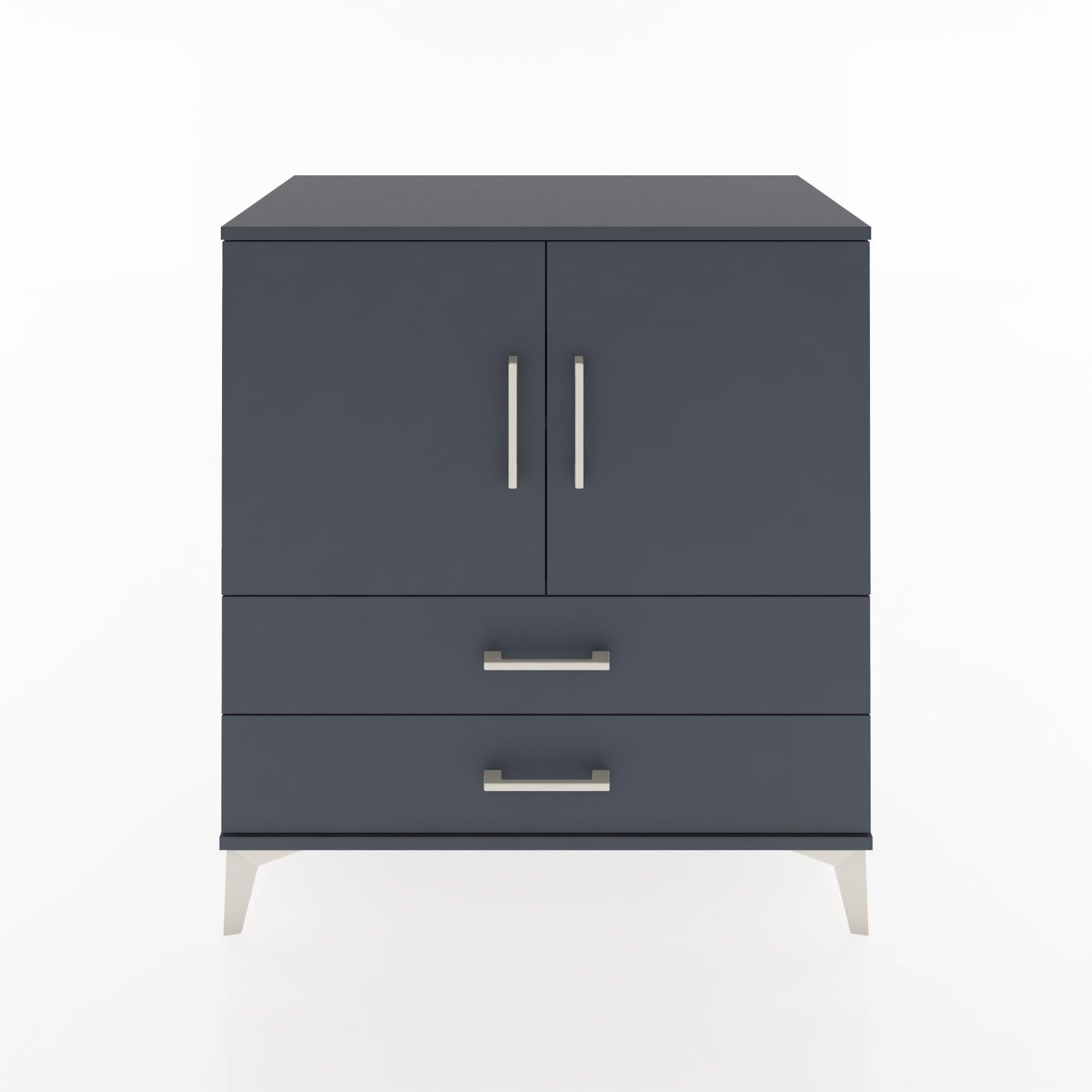 Woodntry Modular Dresser Anthracite 88x44x84 cm with Cover and Drawer KC23-2