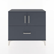 Woodntry Modüler Şifonyer Kapak ve Çekmeceli V2 88x30x68 cm Antrasit - Woodntry