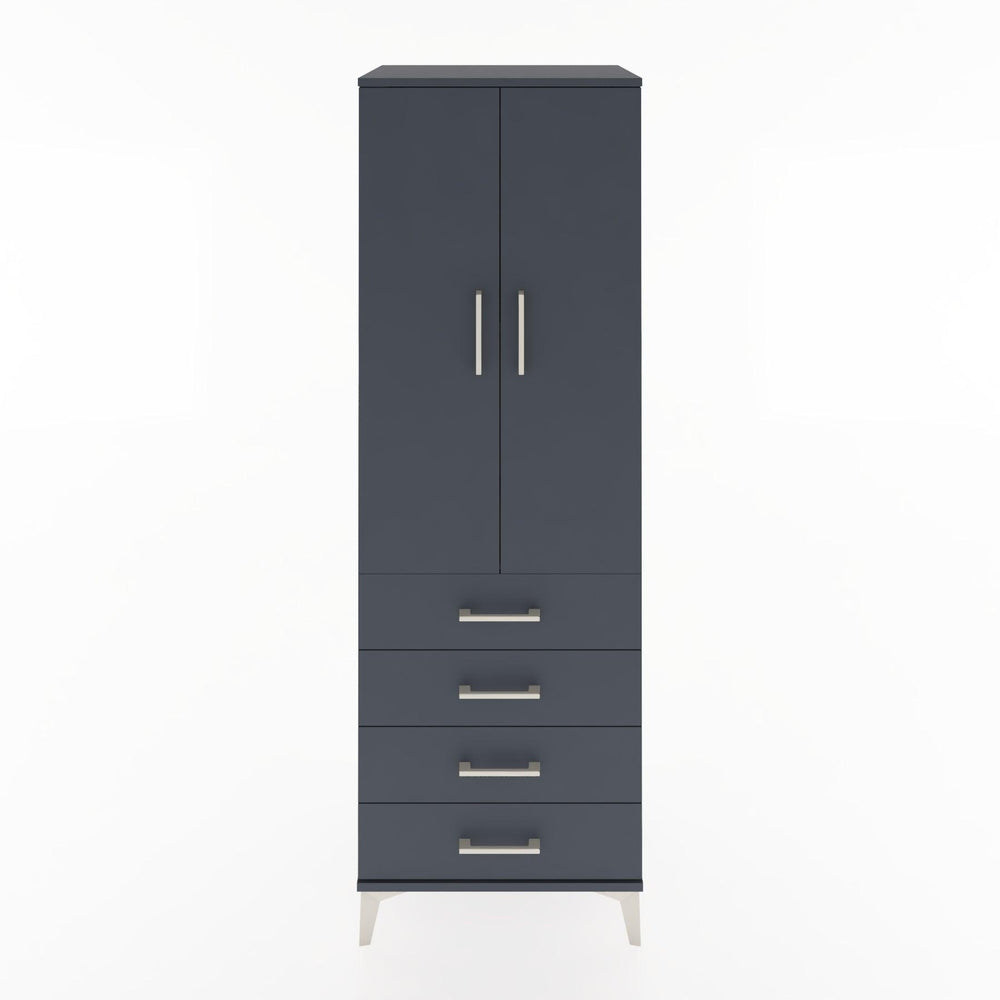 Woodntry Modular Cabinet Anthracite 60x44x170 cm with Doors and Drawers KC5-2